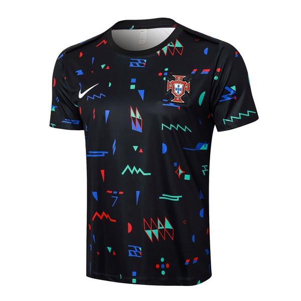 Camiseta Entrenamiento Portugal 2024 2025 Negro